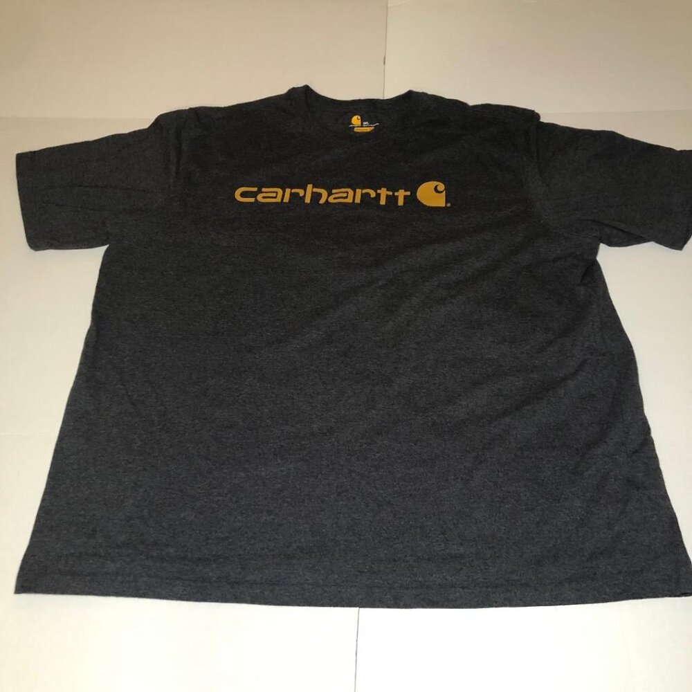 Carhartt Shirt Adult Men's 3XL Dark Gray Original Fit Short Sleeve Workwear